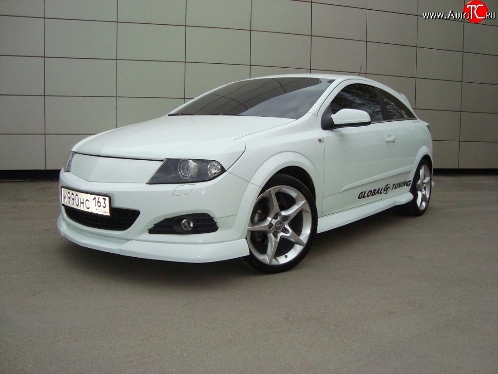 4 499 р. Глухая решётка радиатора Global Tuning  Opel Astra  H GTC (2004-2011) хэтчбек 3 дв. дорестайлинг, хэтчбек 3 дв. рестайлинг (Неокрашенная)  с доставкой в г. Керчь