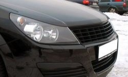 1 149 р. Реснички Sport на фары Opel Astra H GTC хэтчбек 3 дв. рестайлинг (2006-2011) (Неокрашенные)  с доставкой в г. Керчь. Увеличить фотографию 3