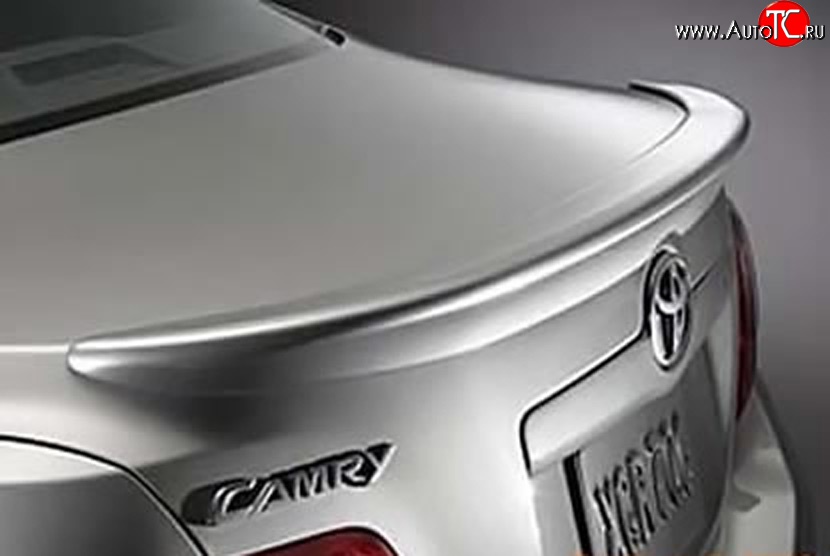 4 749 р. Лип спойлер SARONA Toyota Camry XV40 рестайлинг (2009-2011) (Неокрашенный)  с доставкой в г. Керчь