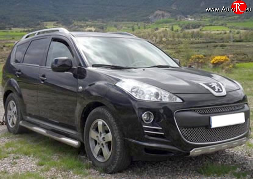 10 599 р. Накладка переднего бампера Irmscher Sport Pack Peugeot 4007 (2007-2012) (Неокрашенная)  с доставкой в г. Керчь