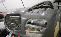 30 699 р. Передний бампер Techart Magnum I Porsche Cayenne 955 (2002-2006) (Неокрашенный)  с доставкой в г. Керчь. Увеличить фотографию 6
