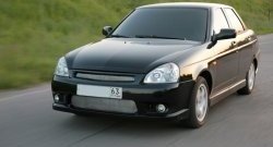 4 099 р. Передний бампер Снайпер 2  Лада Приора ( 2170,  2171,  2172,  21728) (2007-2018) седан дорестайлинг, универсал дорестайлинг , хэтчбек дорестайлинг, купе дорестайлинг, купе рестайлинг, седан рестайлинг, универсал рестайлинг, хэтчбек рестайлин (Неокрашенный)  с доставкой в г. Керчь. Увеличить фотографию 2