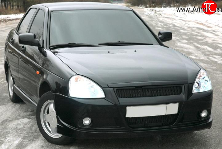 4 099 р. Передний бампер Снайпер  Лада Приора ( 2170,  2171,  2172,  21728) (2007-2018) седан дорестайлинг, универсал дорестайлинг , хэтчбек дорестайлинг, купе дорестайлинг, купе рестайлинг, седан рестайлинг, универсал рестайлинг, хэтчбек рестайлин (Неокрашенный)  с доставкой в г. Керчь