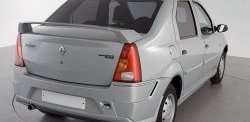 2 649 р. Спойлер Классик 2 Renault Logan 1 дорестайлинг (2004-2010) (Неокрашенный)  с доставкой в г. Керчь. Увеличить фотографию 2
