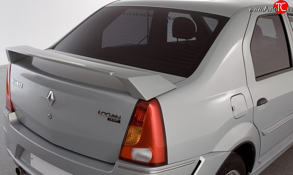 2 649 р. Спойлер Классик 2 Renault Logan 1 дорестайлинг (2004-2010) (Неокрашенный)  с доставкой в г. Керчь