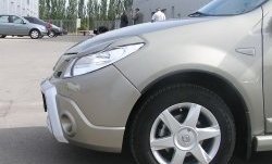 9 799 р. Передний бампер Kart RS Renault Sandero (BS) (2009-2014) (Неокрашенный)  с доставкой в г. Керчь. Увеличить фотографию 2