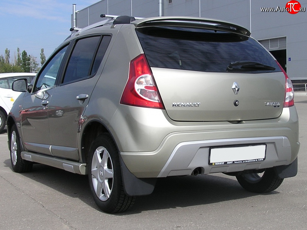 9 799 р. Задний бампер Kart RS Renault Sandero (BS) (2009-2014) (Неокрашенный)  с доставкой в г. Керчь