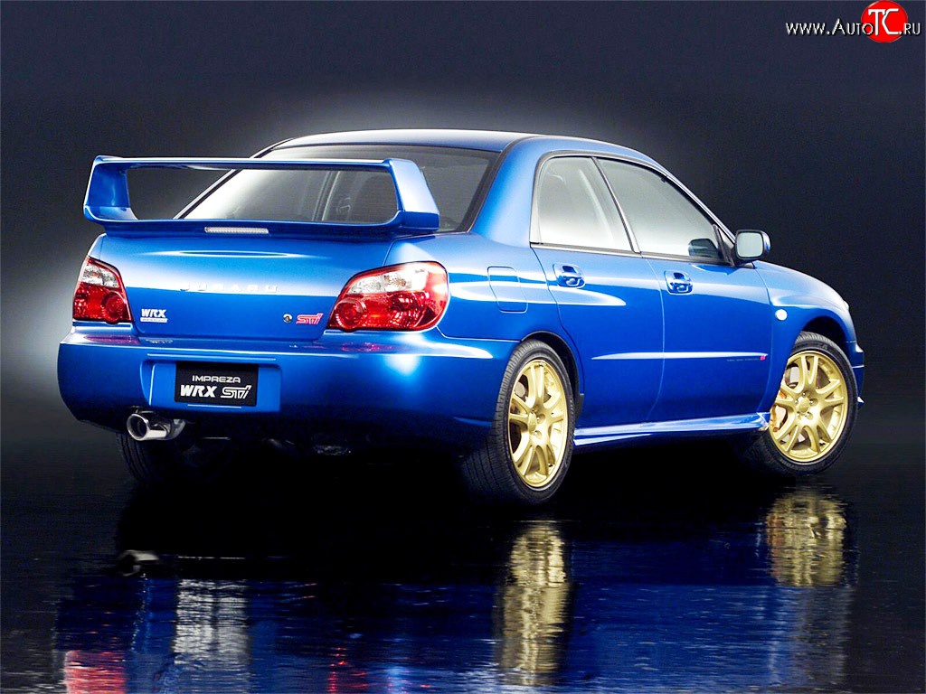 6 599 р. Спойлер Subaru WRX Subaru Impreza GD седан дорестайлинг (2000-2002) (Неокрашенный)  с доставкой в г. Керчь