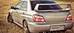 6 599 р. Спойлер Subaru WRX Subaru Impreza GD седан дорестайлинг (2000-2002) (Неокрашенный)  с доставкой в г. Керчь. Увеличить фотографию 2