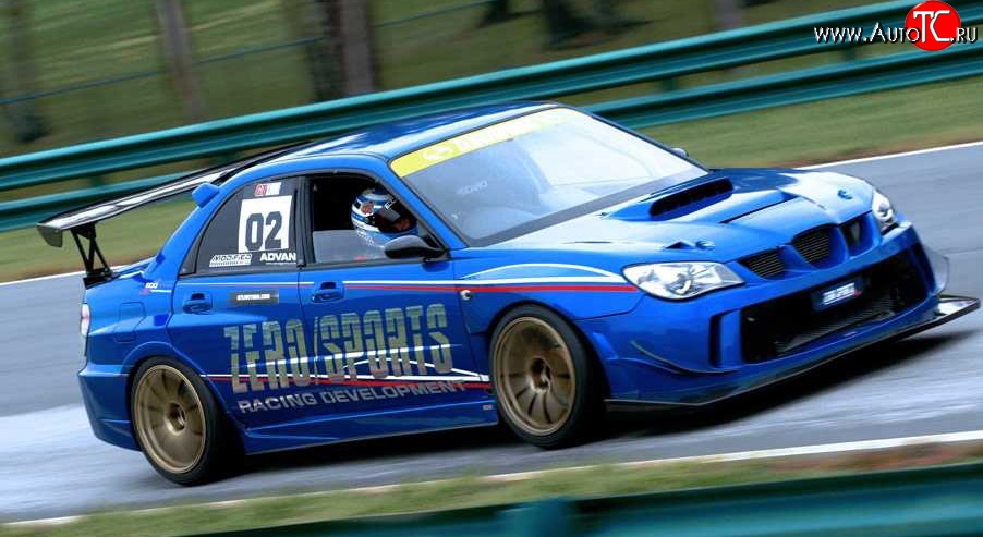 5 949 р. Накладки на задние колёсные арки Zero Sport Subaru Impreza GE седан (2007-2012) (Неокрашенные)  с доставкой в г. Керчь