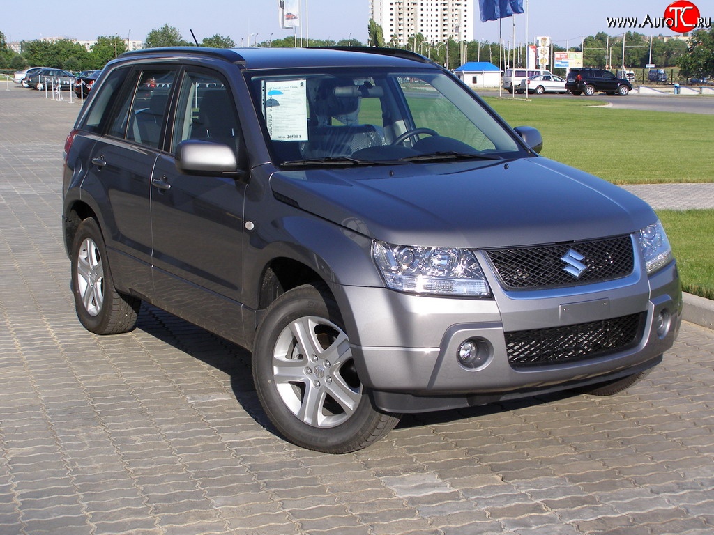 13 199 р. Передний бампер Standart Suzuki Grand Vitara JT 3 двери дорестайлинг (2005-2008)  с доставкой в г. Керчь