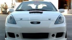 8 899 р. Передний бампер Buddy Club Toyota Celica T230 (1999-2006)  с доставкой в г. Керчь. Увеличить фотографию 2