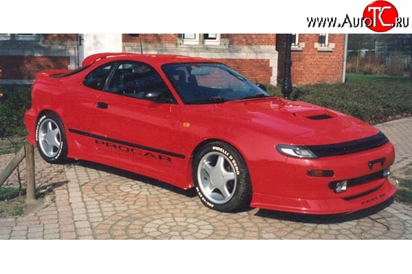 5 399 р. Накладка переднего бампера Racing Toyota Celica T180 (1989-1993)  с доставкой в г. Керчь