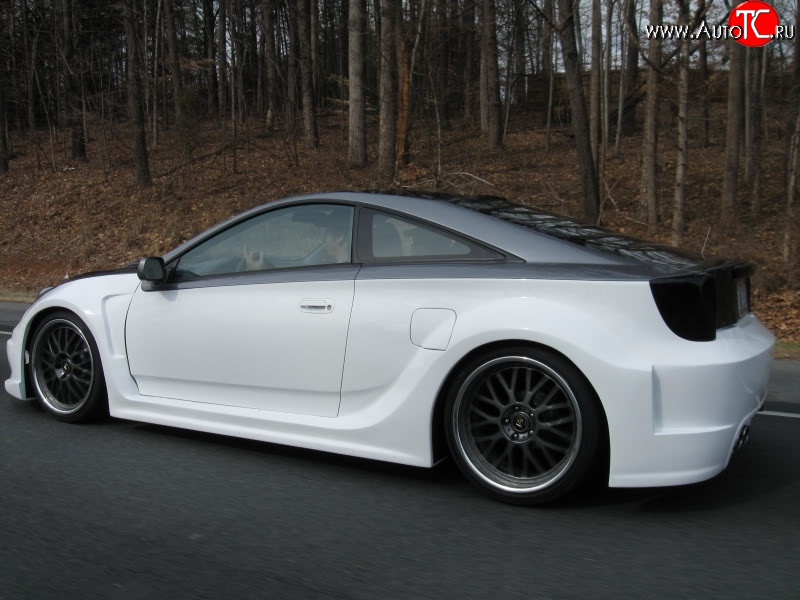 6 599 р. Пороги накладки K1 Style wide body Toyota Celica T230 (1999-2006)  с доставкой в г. Керчь