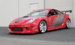 6 599 р. Пороги накладки K1 Style wide body Toyota Celica T230 (1999-2006)  с доставкой в г. Керчь. Увеличить фотографию 2