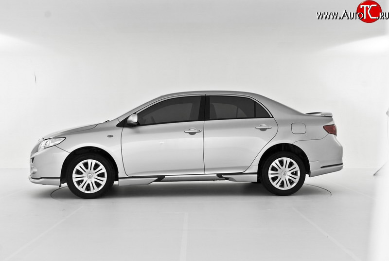 2 499 р. Пороги RS Toyota Corolla E150 седан рестайлинг (2009-2013) (Неокрашенные)  с доставкой в г. Керчь