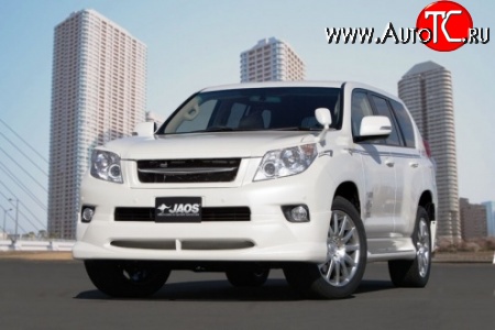 14 299 р. Накладка переднего бампера JAOS Toyota Land Cruiser Prado J150 дорестайлинг (2009-2013) (Неокрашенная)  с доставкой в г. Керчь