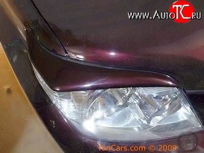 3 399 р. Реснички JAOS Toyota Land Cruiser Prado J150 дорестайлинг (2009-2013) (Неокрашенные)  с доставкой в г. Керчь