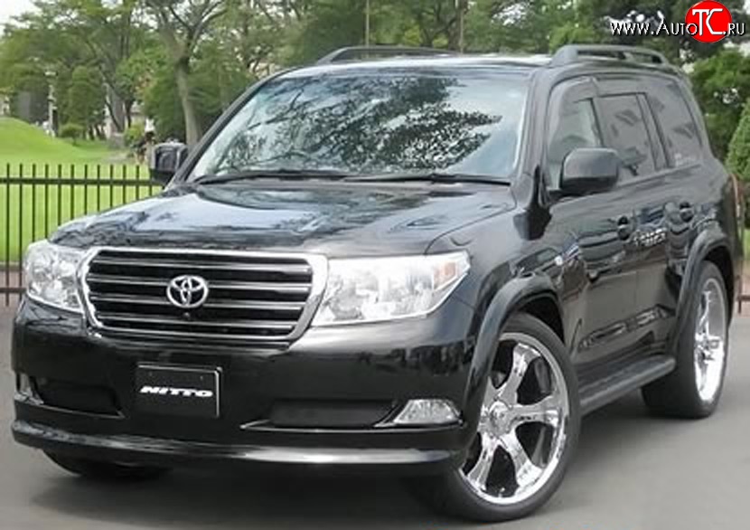 27 649 р. Передний бампер ELFORD Toyota Land Cruiser 200 дорестайлинг (2007-2012) (Неокрашенный)  с доставкой в г. Керчь