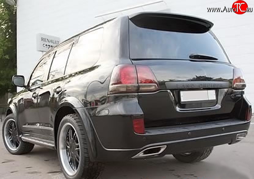 30 699 р. Задний бампер ELFORD Toyota Land Cruiser 200 дорестайлинг (2007-2012) (Неокрашенный)  с доставкой в г. Керчь