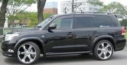 30 699 р. Задний бампер ELFORD Toyota Land Cruiser 200 дорестайлинг (2007-2012) (Неокрашенный)  с доставкой в г. Керчь. Увеличить фотографию 2