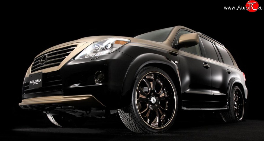 30 699 р. Арки крыльев Goldman Toyota Land Cruiser 200 дорестайлинг (2007-2012) (Неокрашенные)  с доставкой в г. Керчь
