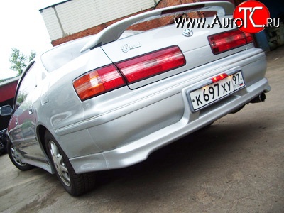 4 849 р. Накладка Concept на задний бампер Toyota Mark 2 X100 седан (1996-2000) (Неокрашенная)  с доставкой в г. Керчь