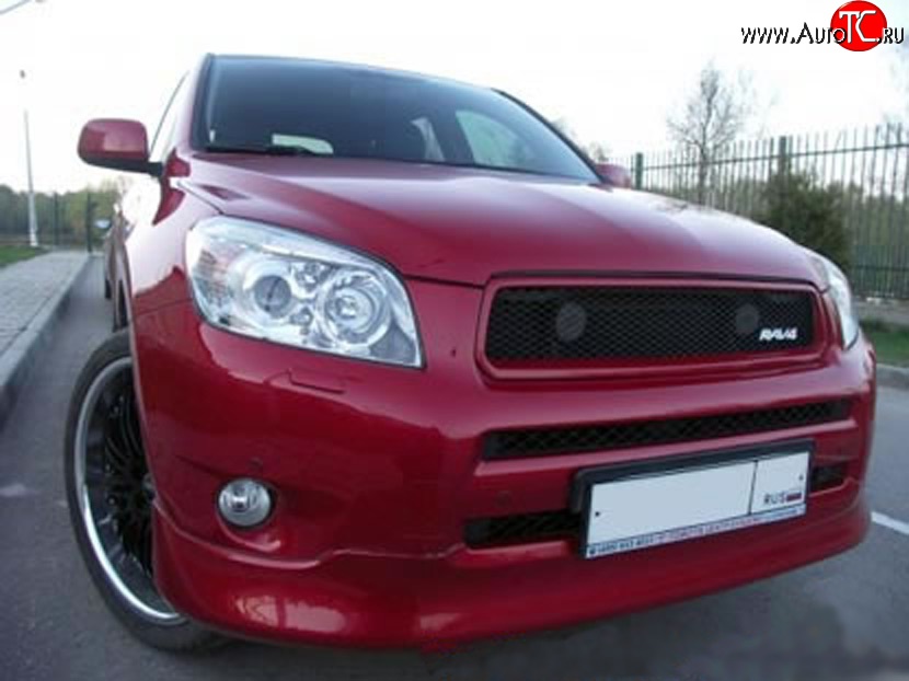 8 949 р. Накладка ORIGINAL на передний бампер Toyota RAV4 XA305 5 дв. дорестайлинг (2005-2009) (Неокрашенная)  с доставкой в г. Керчь