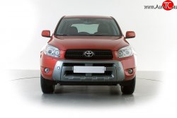 2 899 р. Накладка переднего бампера Toyota RAV4 XA305 5 дв. дорестайлинг (2005-2009) (Неокрашенная)  с доставкой в г. Керчь. Увеличить фотографию 2