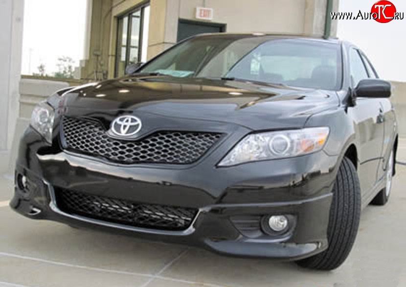 7 349 р. Накладка переднего бампера Sport Edition Toyota Camry XV40 рестайлинг (2009-2011) (Неокрашенная)  с доставкой в г. Керчь