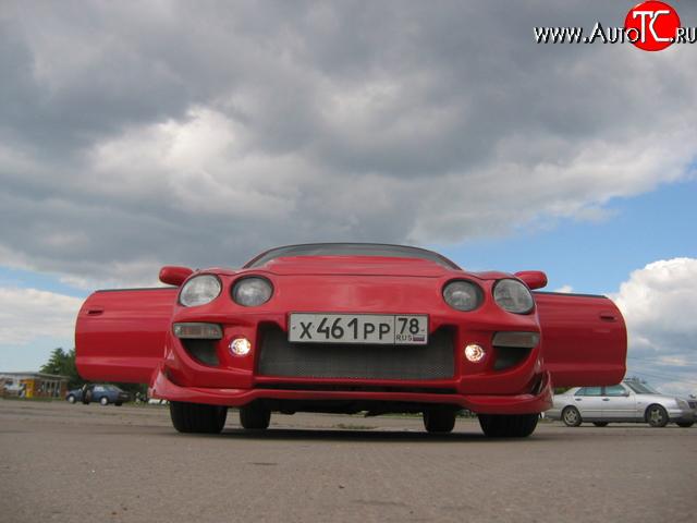 2 249 р. Нижняя юбка (сплошной элерон) Toyota Celica T210 (1993-1999)  с доставкой в г. Керчь