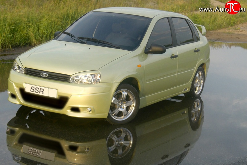 7 799 р. Передний бампер SSR  Лада Калина ( 1118,  1117,  1119) - Калина Спорт  1119 (Без сетки, Неокрашенный)  с доставкой в г. Керчь