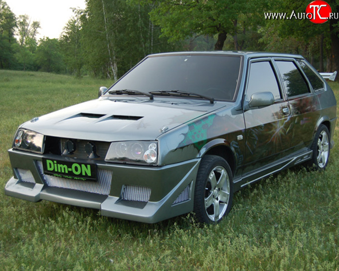 2 949 р. Передний бампер M-VRS Лада 2109 (1987-2004) (Неокрашенный)  с доставкой в г. Керчь