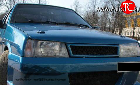 5 299 р. Лёгкий пластиковый капот Bad Boy VMV Лада 21099 (1990-2004) (Небольшие наплывы фар, Неокрашенный)  с доставкой в г. Керчь