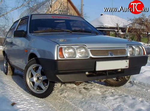 3 449 р. Накладки Дакар на фары Лада 2109 (1987-2004) (Неокрашенные)  с доставкой в г. Керчь