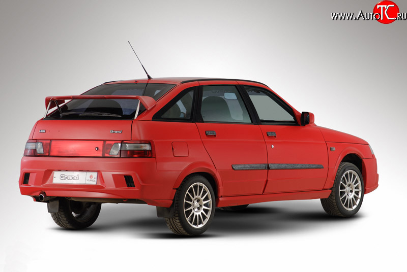 4 499 р. Задний бампер Гранд Эволюция Лада 2112 хэтчбек (1999-2008) (Неокрашенный)  с доставкой в г. Керчь
