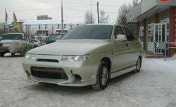 5 699 р. Передний бампер Лукойл Спорт Лада 2111 универсал (1998-2009) (Неокрашенный)  с доставкой в г. Керчь. Увеличить фотографию 2