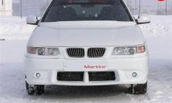 4 649 р. Передний бампер Маркко Лада 2111 универсал (1998-2009) (Неокрашенный)  с доставкой в г. Керчь. Увеличить фотографию 2