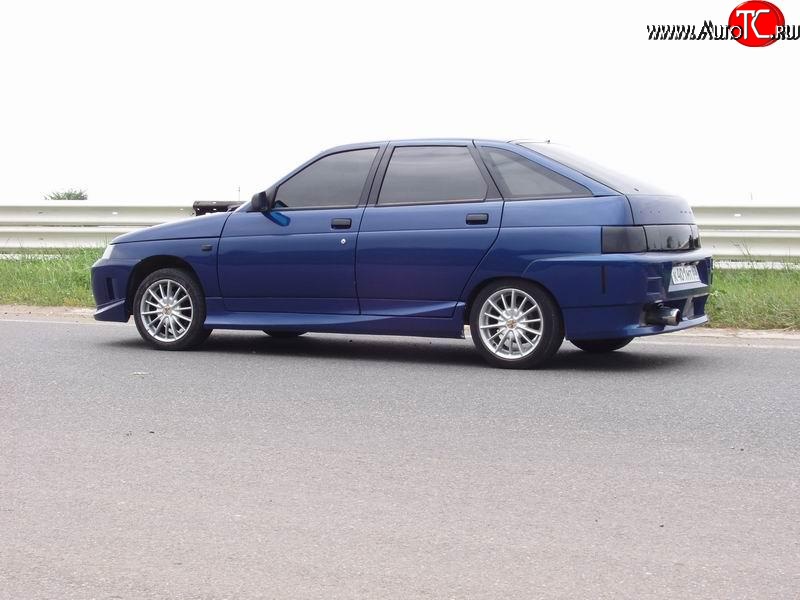 2 699 р. Комплект накладок на двери Titan Racing Лада 2111 универсал (1998-2009) (Неокрашенные)  с доставкой в г. Керчь