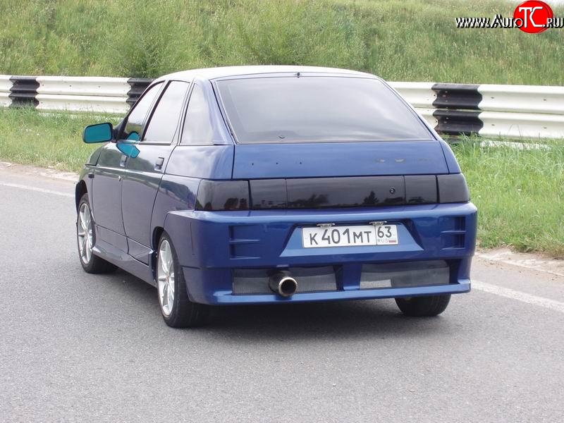 4 899 р. Задний бампер Titan Racing Лада 2112 купе (2002-2009) (Неокрашенный)  с доставкой в г. Керчь
