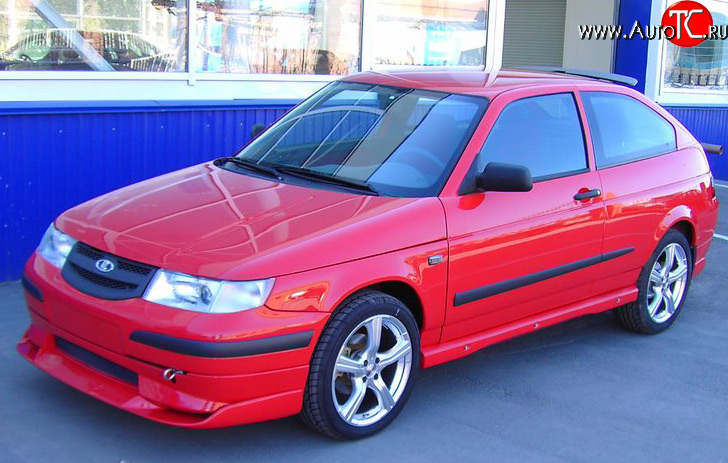 5 499 р. Спойлер SVR переднего бампера Лада 2112 хэтчбек (1999-2008) (Неокрашенная)  с доставкой в г. Керчь
