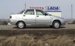 4 199 р. Задний бампер Spider Лада 2110 седан (1995-2007) (Неокрашенный)  с доставкой в г. Керчь. Увеличить фотографию 7