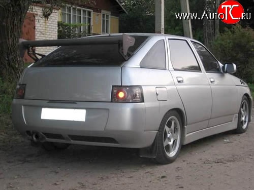 5 049 р. Задний бампер WRC Lite Лада 2112 купе (2002-2009) (Неокрашенный)  с доставкой в г. Керчь