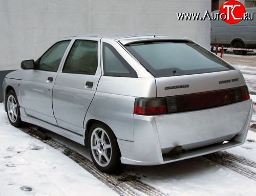 6 799 р. Задний бампер X1 Lite Лада 2112 хэтчбек (1999-2008) (Неокрашенный)  с доставкой в г. Керчь