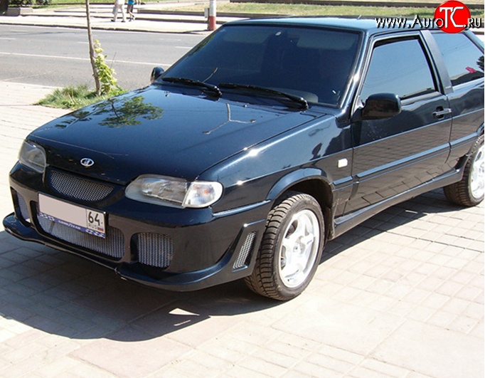 3 099 р. Передний бампер M-VRS Лада 2114 (2001-2014) (Неокрашенный)  с доставкой в г. Керчь