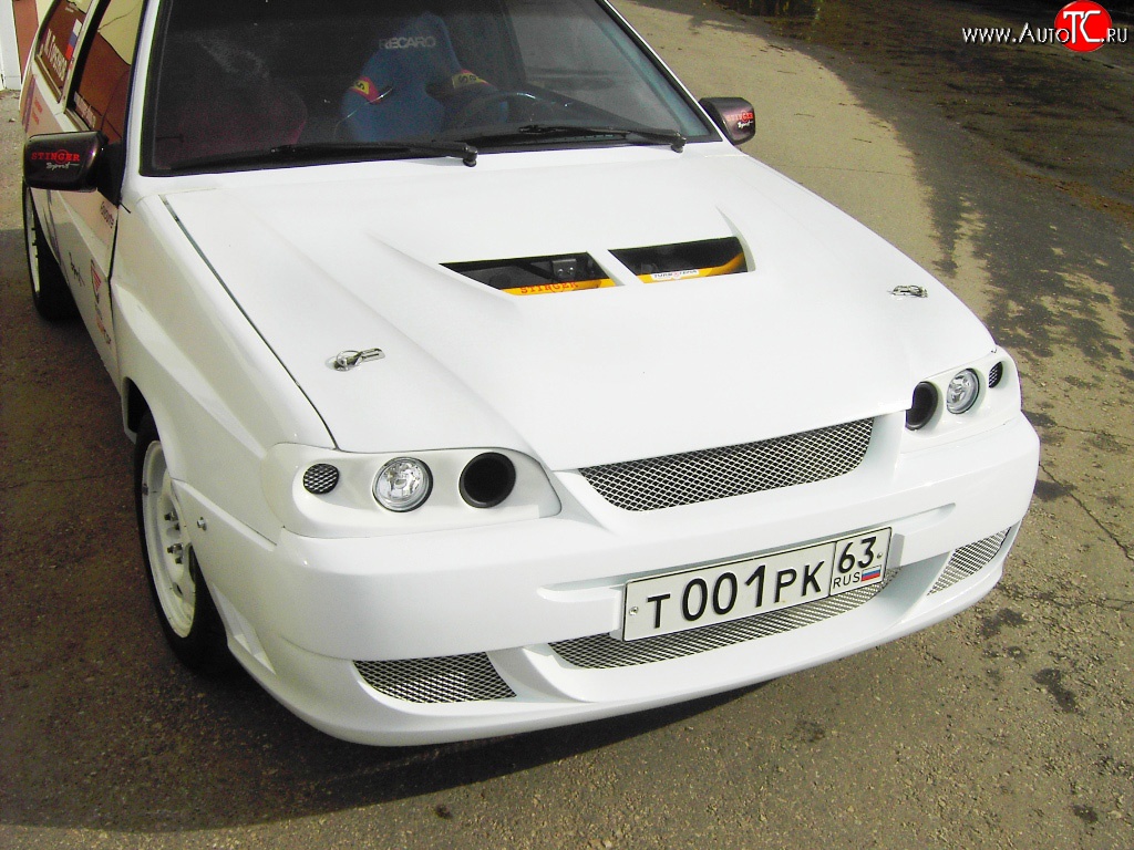6 349 р. Пластиковый капот Evo Лада 2115 (1997-2012) (Неокрашенный)  с доставкой в г. Керчь