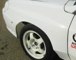 4 149 р. Передние крылья Subaru-Style Лада 2113 (2004-2013) (Неокрашенные)  с доставкой в г. Керчь. Увеличить фотографию 4