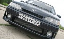 7 799 р. Передний бампер DM Лада 2114 (2001-2014) (Без сетки, Неокрашенный)  с доставкой в г. Керчь. Увеличить фотографию 3