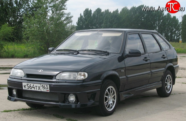 3 699 р. Пороги накладки DM Лада 2114 (2001-2014) (Неокрашенные)  с доставкой в г. Керчь