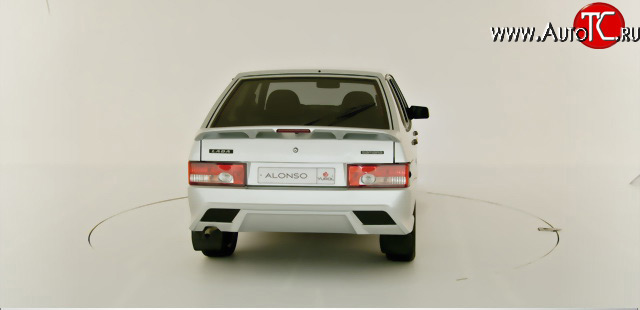 4 599 р. Задний бампер Алонсо Лада 2109 (1987-2004) (Неокрашенный)  с доставкой в г. Керчь